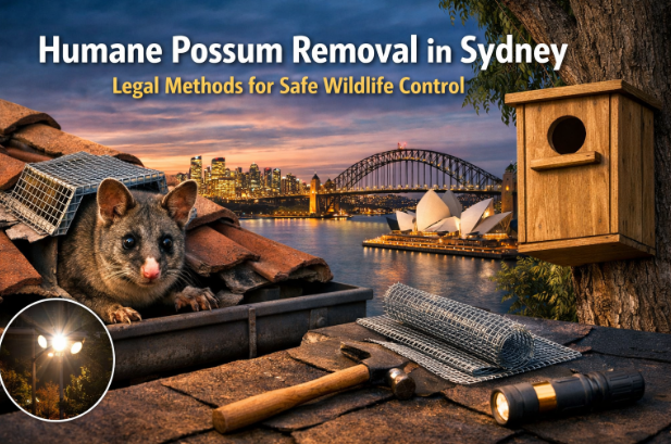 Humane Possum Removal in Sydney: Legal Methods for Safe Wildlife Control