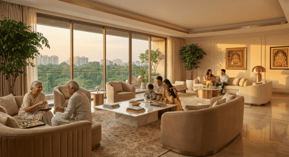 Why 4 BHK Luxury Apartments in Bangalore Suit Modern Family Lifestyles